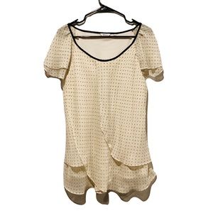 Reitmans blouse short sleeves shirt woman